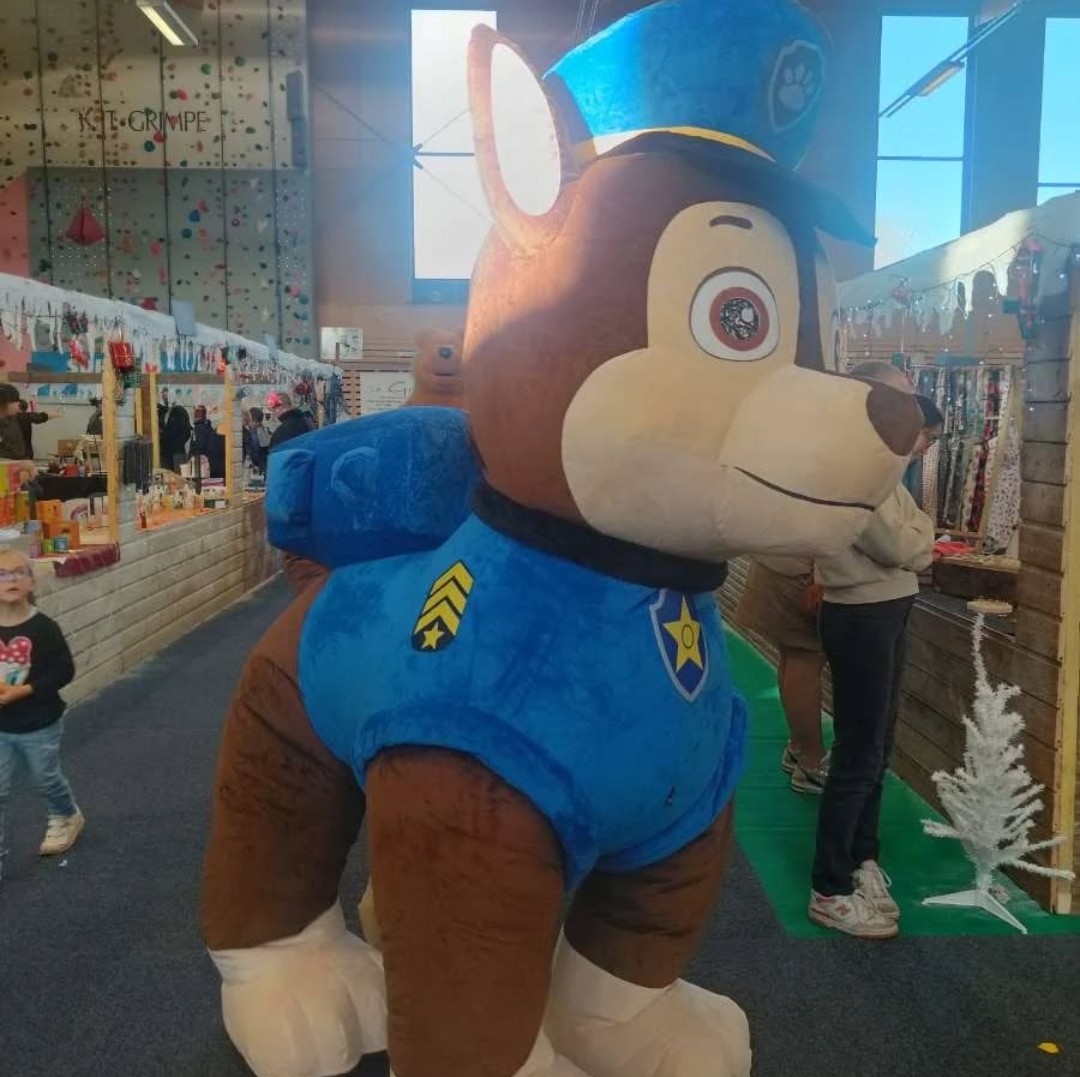 Mascotte Chase de la Pat'Patrouille